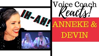 Anneke Van Giersbergen &amp; Devin Townsend - Ih Ah!  | Vocal Coach Reacts &amp; Deconstructs