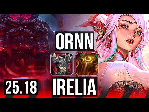 ORNN vs IRELIA (TOP) | EUW Master | 25.18