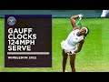 Huge Coco Gauff Serve Clocks 124mph | Wimbledon 2022