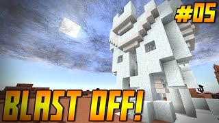 BLAST OFF! Ep 05 - &quot;I CAN&#39;T BREATHE!!!&quot; (Minecraft HQM Modpack)