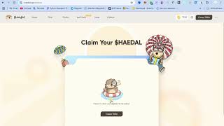 Haedal claim airdrop || Live claim now || 50-100