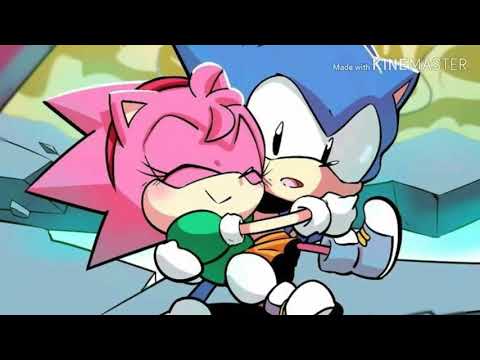 ❤Sonamy Clássico❤Sonic e Amy❤