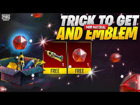 Trick To Get Free Mini Materials & Emblem | Get Free Permanent Outfits | CyberWeek 2025 | PUBGM 