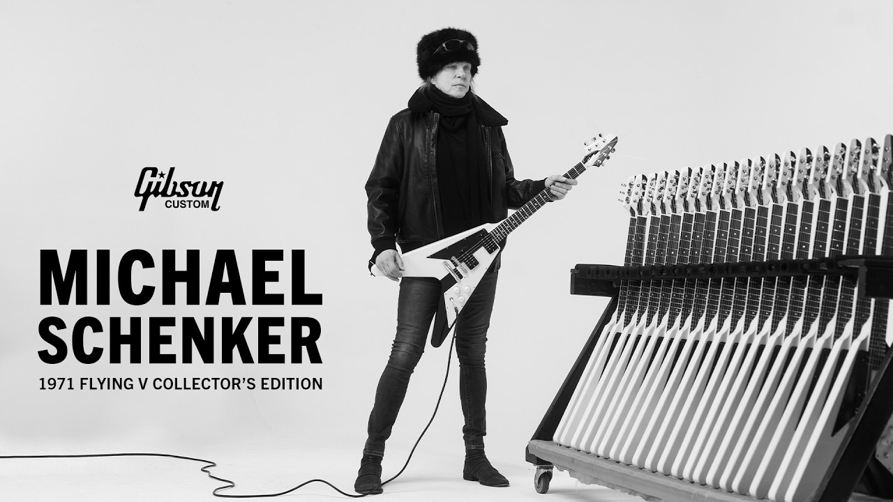 Introducing the Gibson Custom Michael Schenker 1971 Flying V Collector's Edition - YouTube