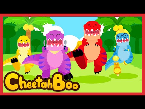 We are T-Rex Family | Dinosaur song | Nursery rhymes | Kids song | #Cheetahboo