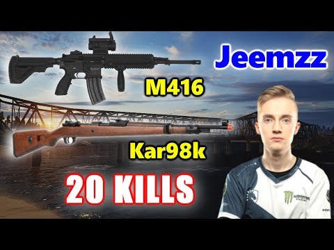 Team Liquid Jeemzz - 20 KILLS - M416+Kar98k - SOLO - PUBG