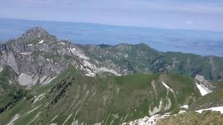 preview picture of video 'Panorama 180° depuis le sommet des Cornettes de Bise 2432 m sur la frontière Valais - Haute Savoie'