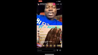Chief Keef ROASTING a Fan on Instagram Live