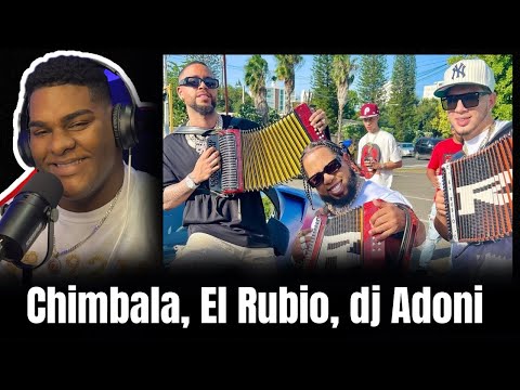 Chimbala, El Rubio Acordeon, DJ Adoni - 10 Muchacho 🪗 #viral #reaccion