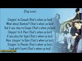 Souls of Mischief - That's When Ya Lost (Lyrics)