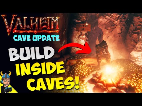 Valheim BUILD IN CAVES!!! Cave Update News!