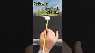 Bob Ross Fan Brush Waterfall So pretty #bobross #shorts
