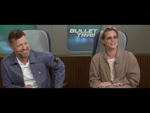 BRAD PITT & DAVID LEITCH BULLET TRAIN INTERVIEW