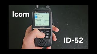 Icom ID 52 How to do the firmware update