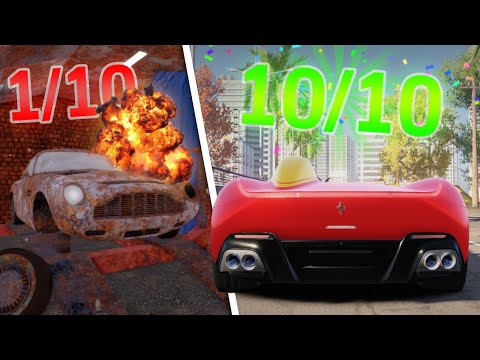 1 Visit VS 1,000,000,000 Visits Roblox Car Games!