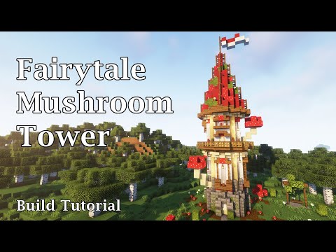 EPIC Medieval Mushroom Tower in Minecraft! 🍄