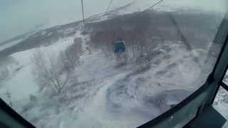 preview picture of video 'Сноуборд в Абзаково 2014'