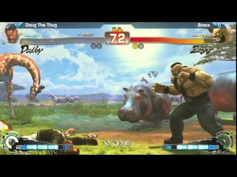 SSF4: Doug The Thug vs Brass - Losers Finals - Why Me Dojo? 12