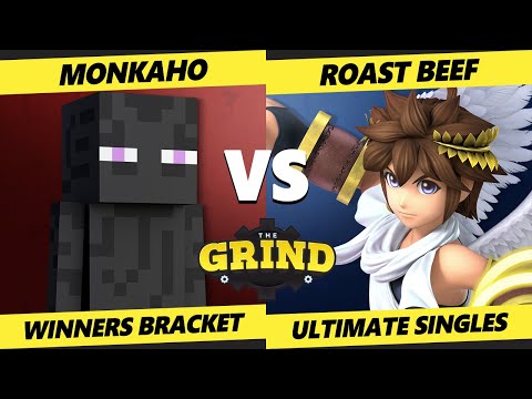 The Grind 190 - Monkaho (Steve) Vs. Roast Beef (Pit) Smash Ultimate - SSBU