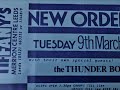 New Order Chosen Time Live 3 9 1982