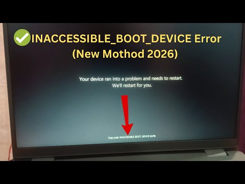 ✅Fix -INACCESSIBLE_BOOT_DEVICE Error on Windows 11 - Device Ran Into a Problem and Needs to Restart