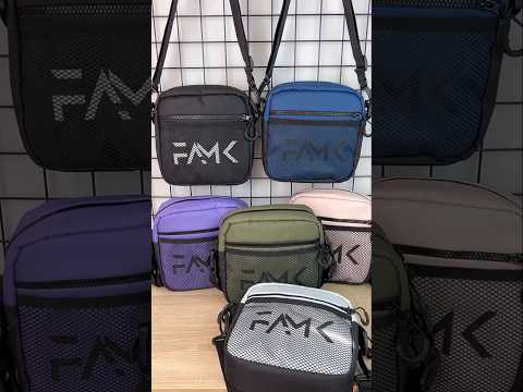 Сумка через плечо для мужчин и женщин FAMK SQR4, Серый - фото 1 - id-p2573053633