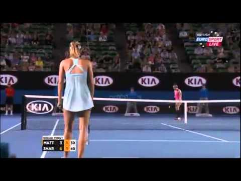 Maria Sharapova vs Bethanie Mattek-Sands Australian Open 2014 Round 1