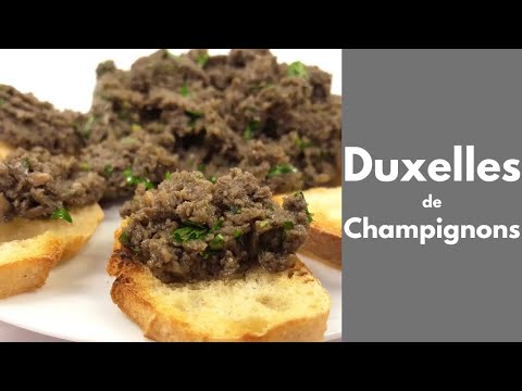DUXELLES de CHAMPIGNONS (Tous en cuisine avec Seb)
