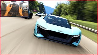 Audi AI RACE PB18 e-Tron | Project Cars 3 Gameplay with Steering Wheel [4K-60FPS]
