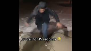 Slipping on ice for 15 seconds #funny #video‼️ #fyp