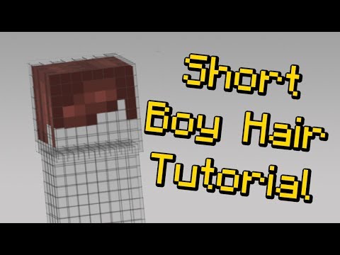 How to Make Short Boy Hair on Your Minecraft Skin