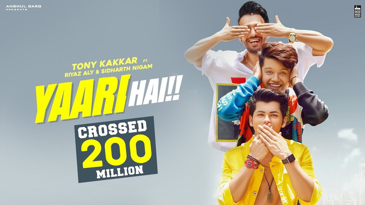 Yaari Hai Lyrics - Tony Kakkar