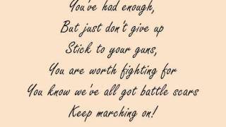 Paradise Fears Battle Scars Lyrics