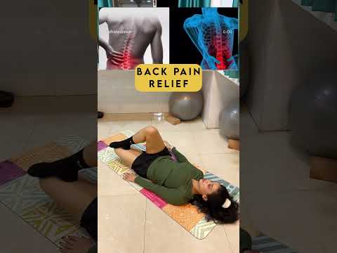 Simple Back Stretch For Lower Back.👌🏻