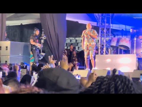 Machel Montano performing “Higher Than High” at Machel 40 - One Show