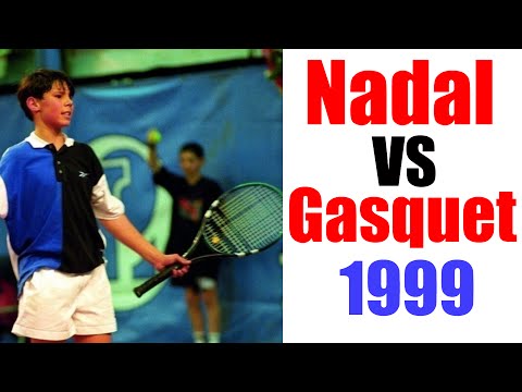 Rafael Nadal vs Richard Gasquet At 12 Years Old - Junior Tennis Players