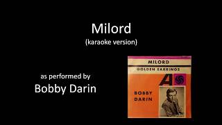 [karaoke] Bobby Darin - Milord