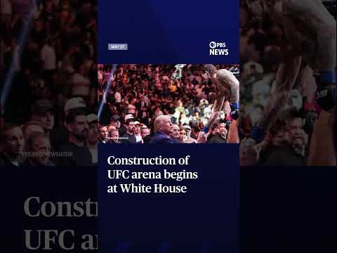 Construction of UFC arena begins at White House grounds