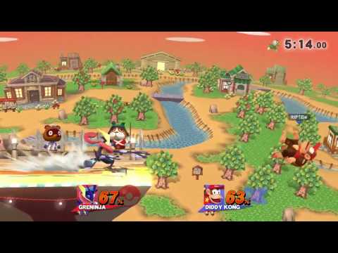 Laf. Sm4sh @ SnB 16 - Zest (Greninja) vs. Zie (Diddy Kong)