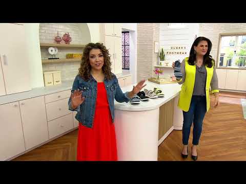 Clarks Cloudsteppers Stretch Sport Sandals - Mira Coast on QVC