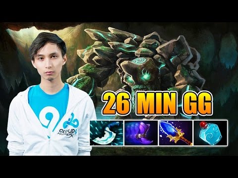 Dota 2 Singsing Tiny Highlight 2 Games - No Commentary