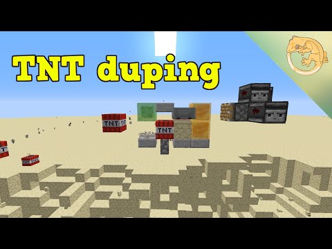 How to make simple TNT dupers in minecraft