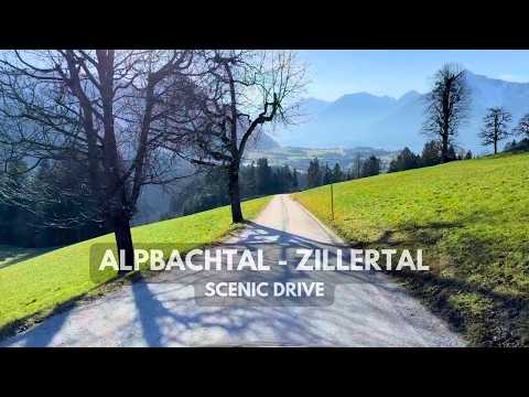 🇦🇹Scenic Alpine Drive from Alpbachtal to Zillertal and Innttal | 4K HDR | Tirol, Austria | 4K HDR