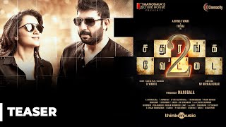 Sathuranka Vettai 2 Official Teaser  Arvind Swamy 