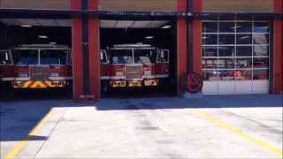 preview picture of video 'ATLANTA FIRE & RESCUE TRUCK 1, BATTALION 4 & BATTALION 6 RESPONDING TO FIRE CALL IN ATLANTA.'