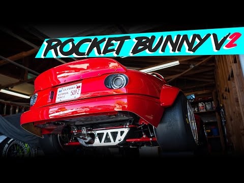 MAZDA MIATA ROCKET BUNNY V2 SPOILER | #OMGMIATA | EP59 | [4K60]