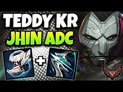 Jhin vs Aphelios ADC [ Teddy ] Lol Korea Grandmaster Patch 13.7 ✅