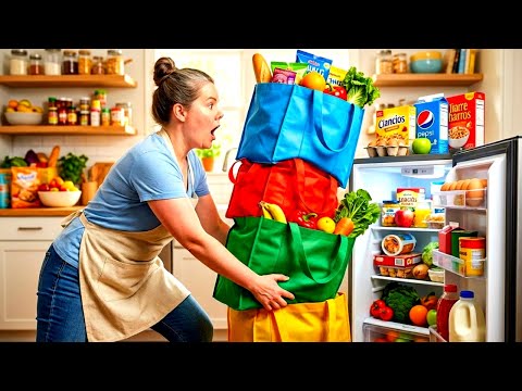 UNREAL Food Pantry Haul - Frugal Living - EXTREME GROCERY HAUL - Food Bank Haul - Frugal Living Tips
