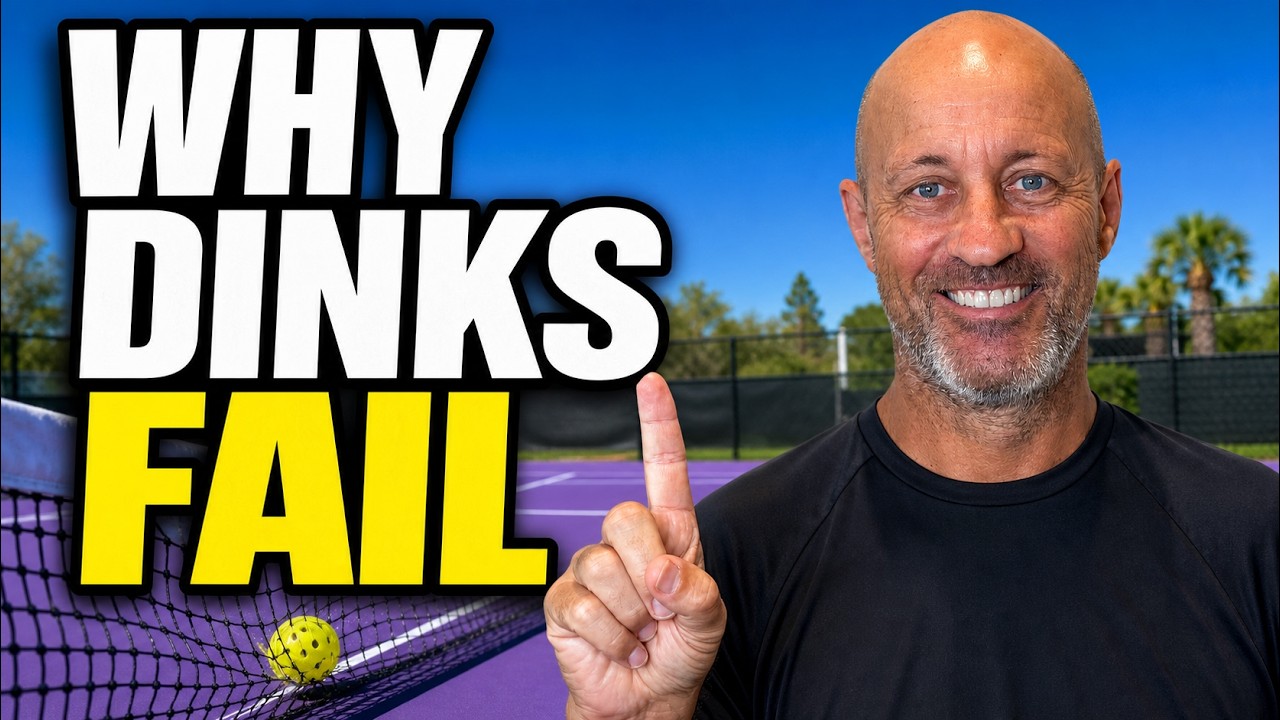 Why Your Pickleball Dinks Fall Apart in Games (And the One Fix That Works)