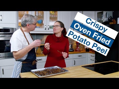 🔵 Crispy Oven Fried Potato Peel